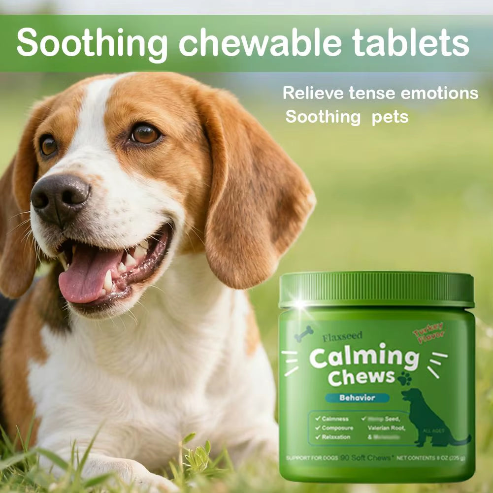 Soothing Chew，Able Tablets Help Relieve Anxiety and Tension，Formulated with Natural Ingredients，Convenient to Carry and Store,